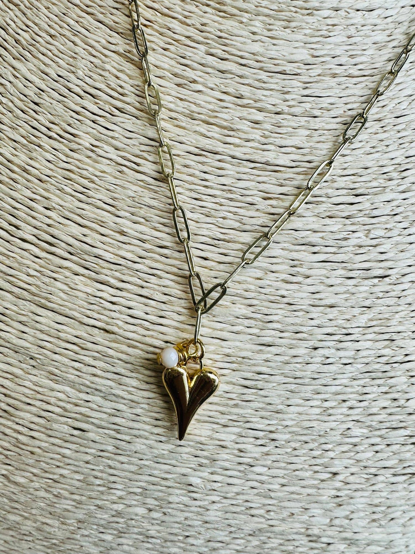 Blush Gold Heart-Neck