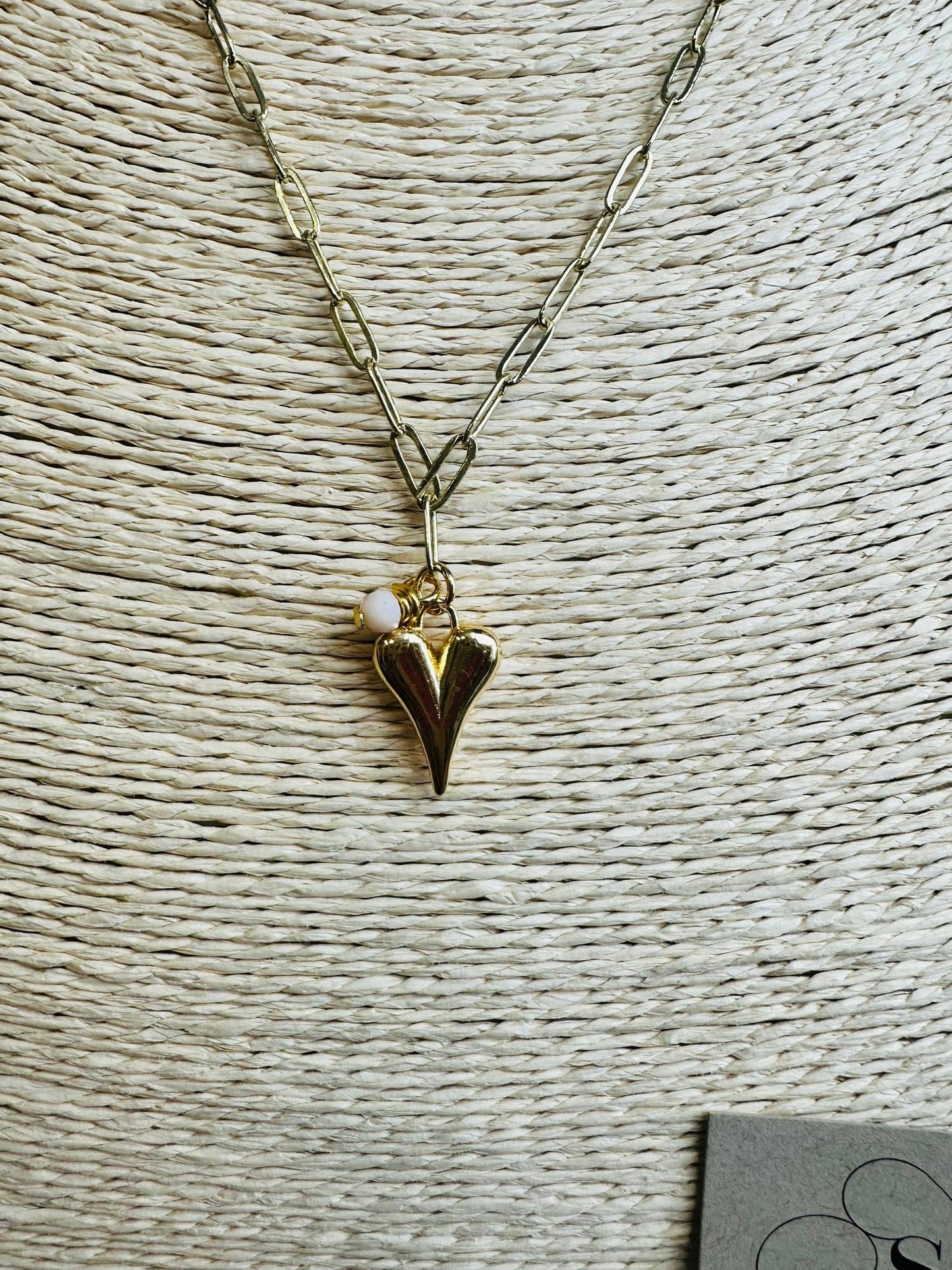 Blush Gold Heart-Neck
