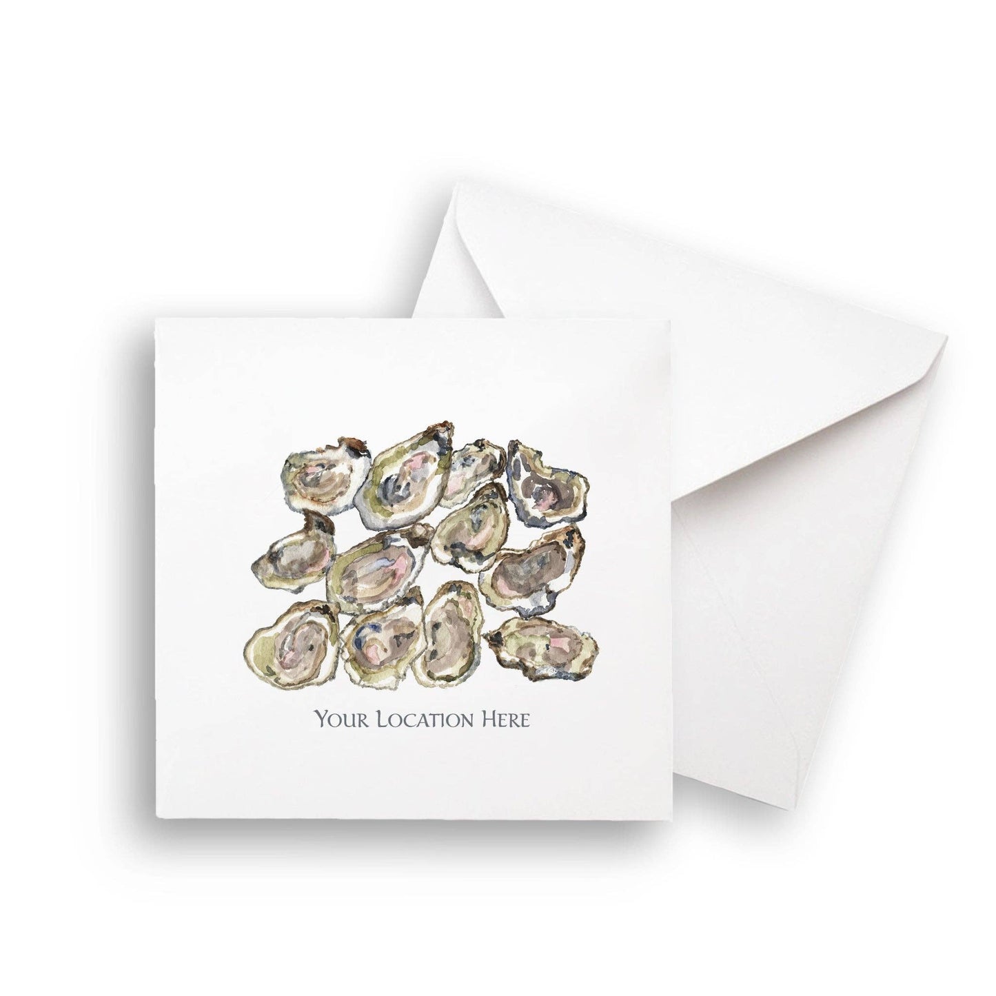 A Dozen Oysters Note Card
