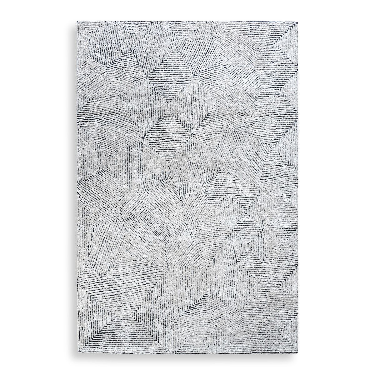 Maze Blue Rug