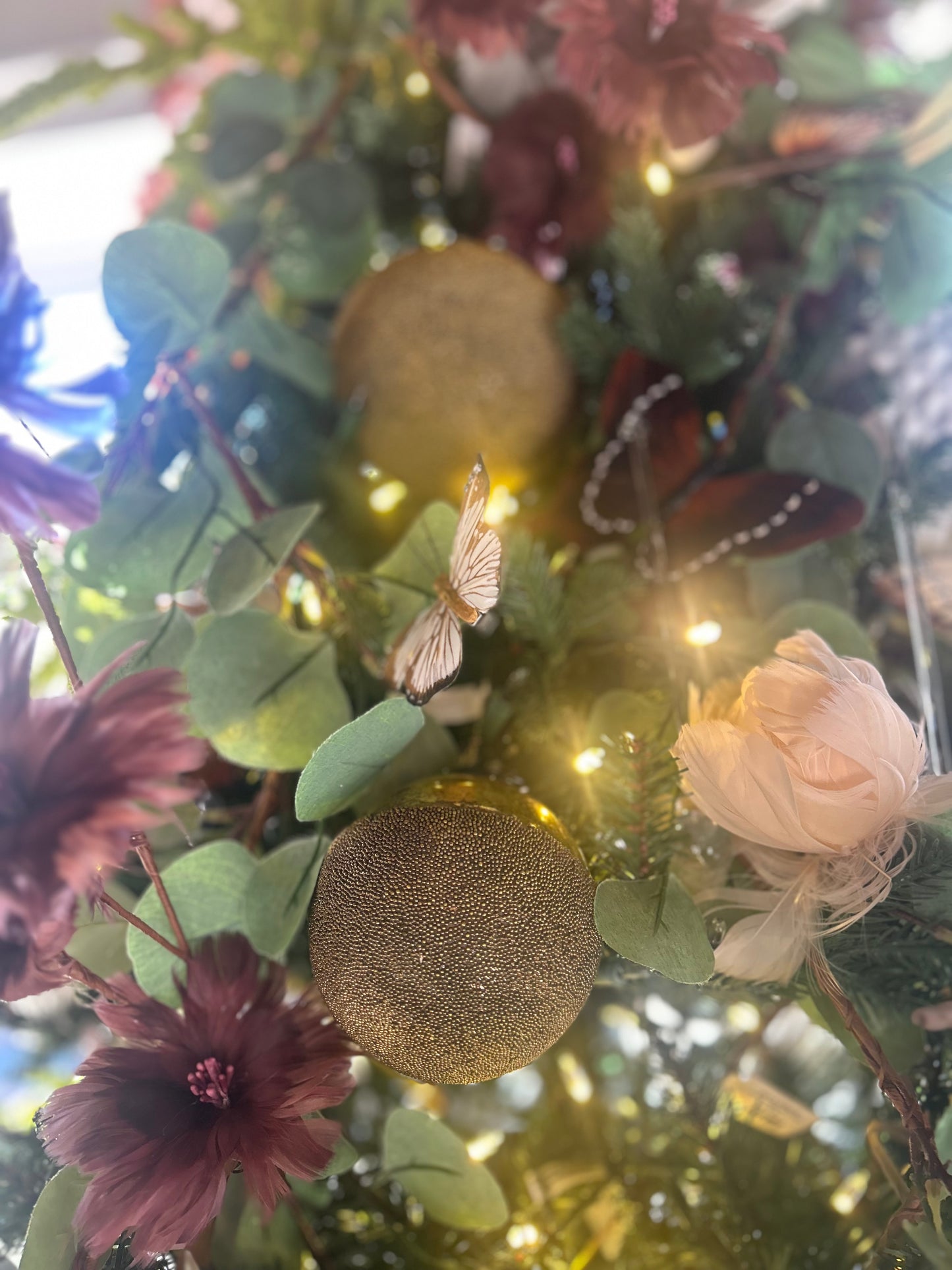 Mercury Glass Bead-dipped Ornament