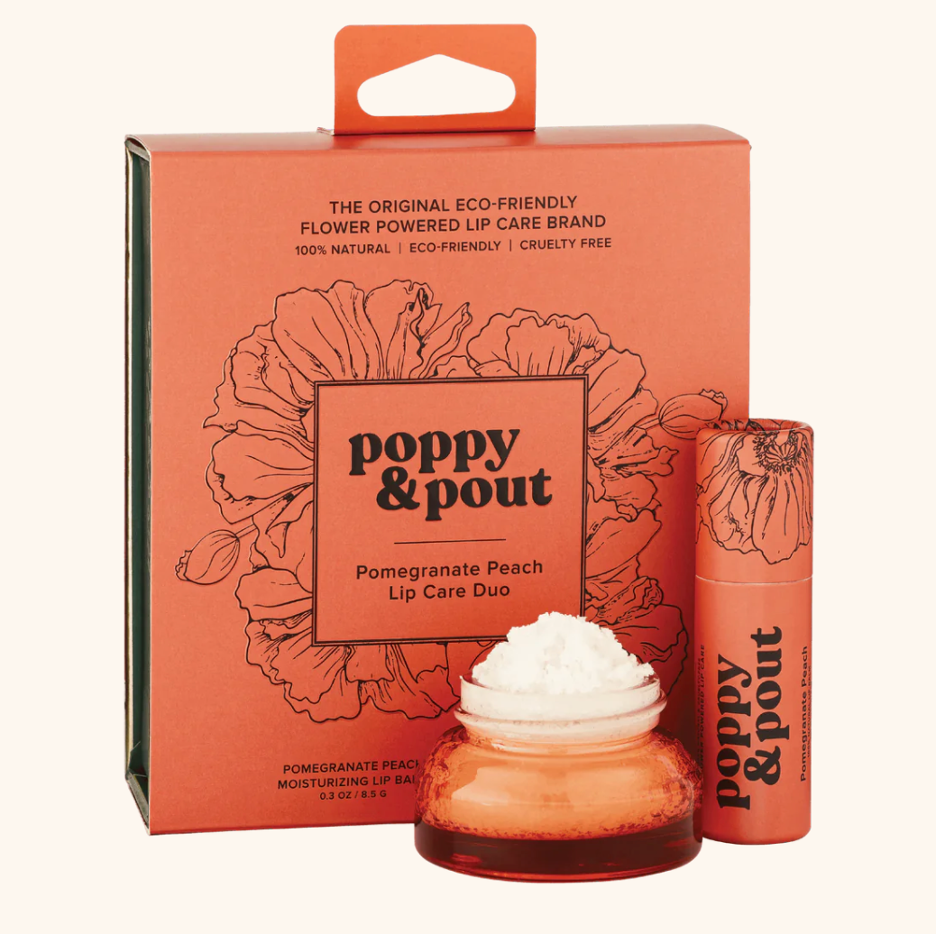 Pomegranate Peach Lip Care Duo