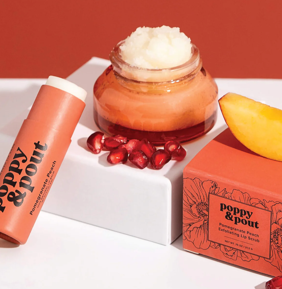 Pomegranate Peach Lip Care Duo