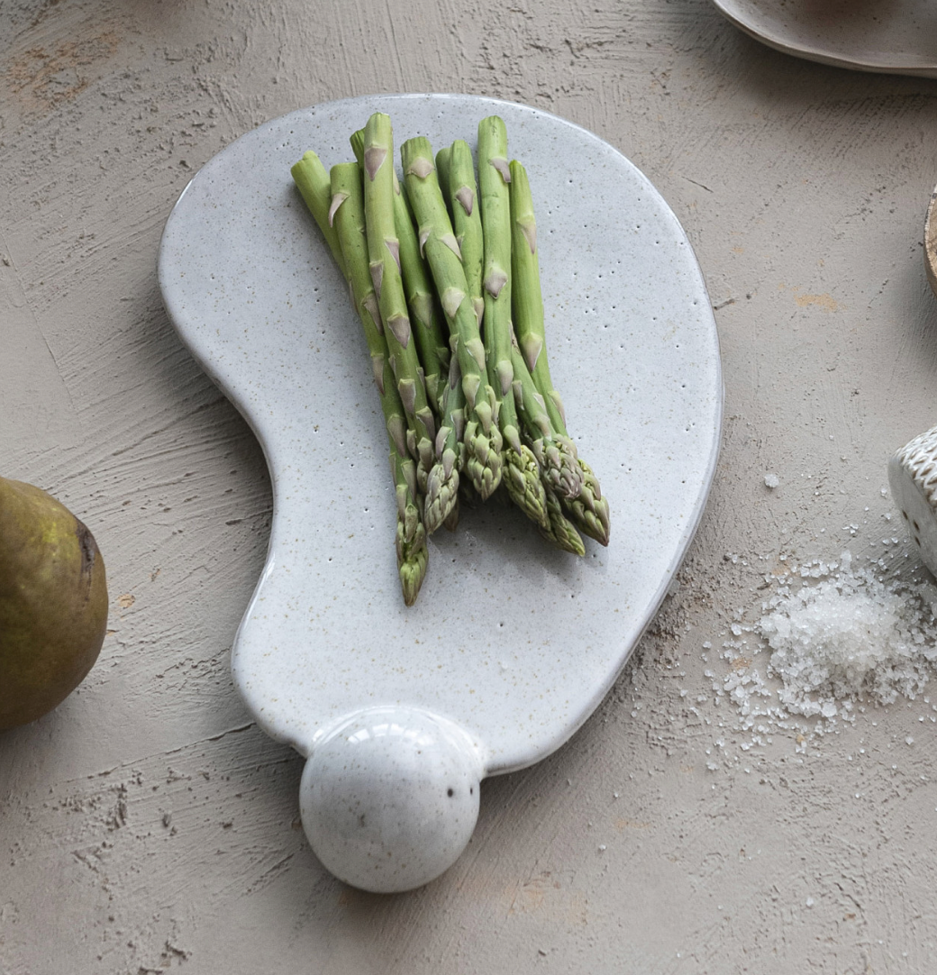 Stoneware Tray w/ Ball