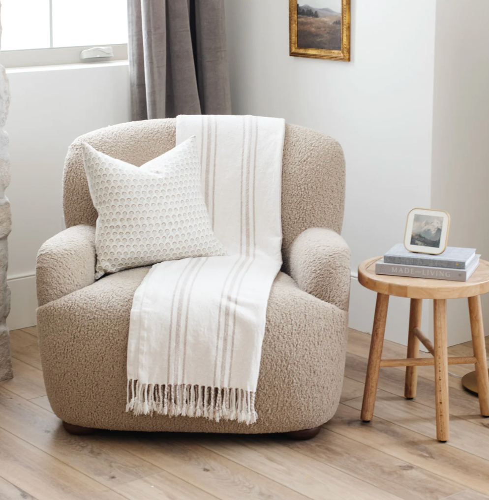 XL Chenille Fringe Throw Blankets