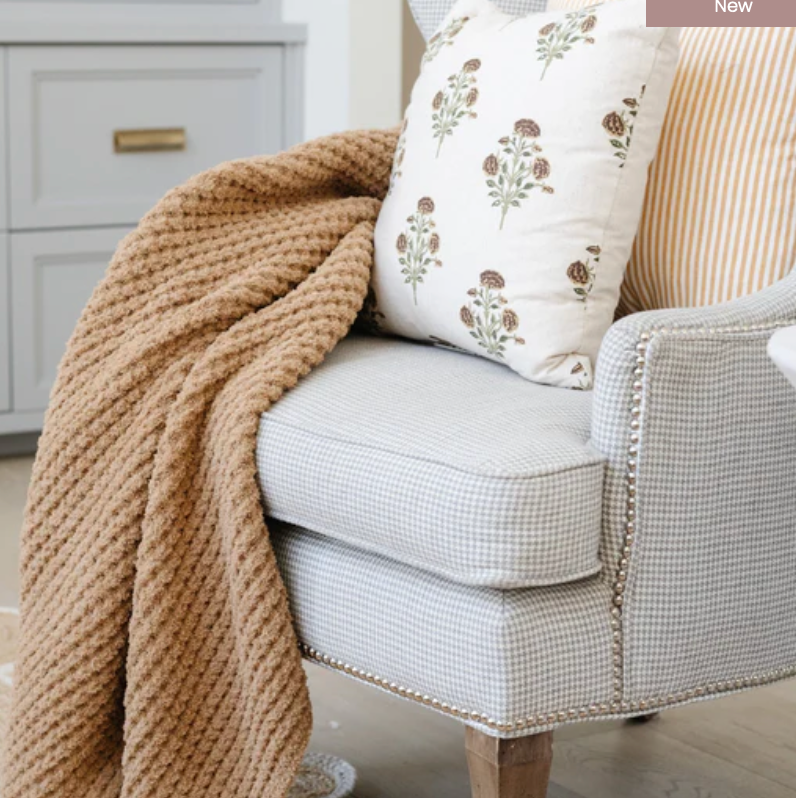 Waffle Knit Throw