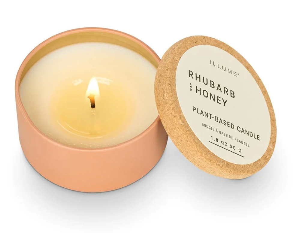 Verde Tin Candle with Cork Lid