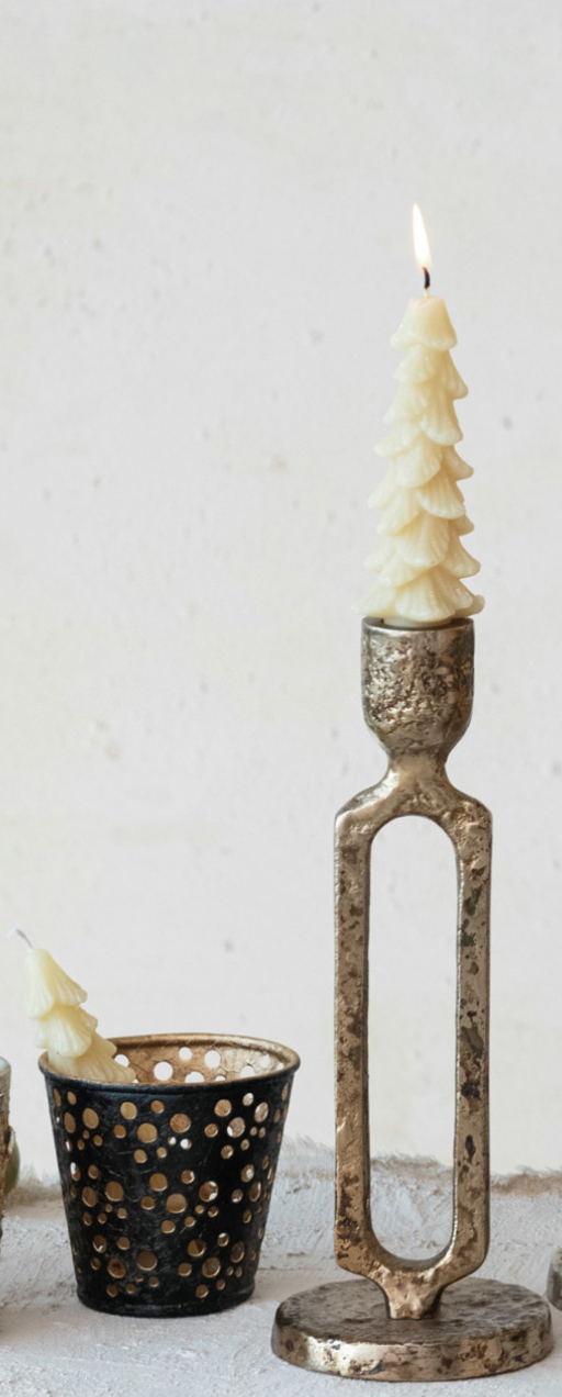 Aluminum Taper Holder, Oxidized Gold Finish