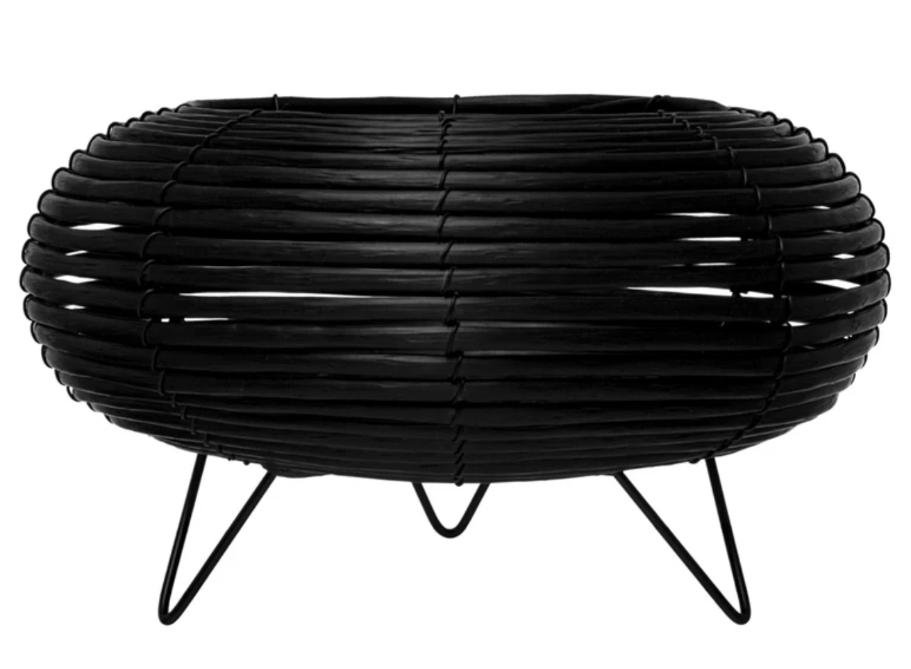 Plastic Planter with Metal Feet
