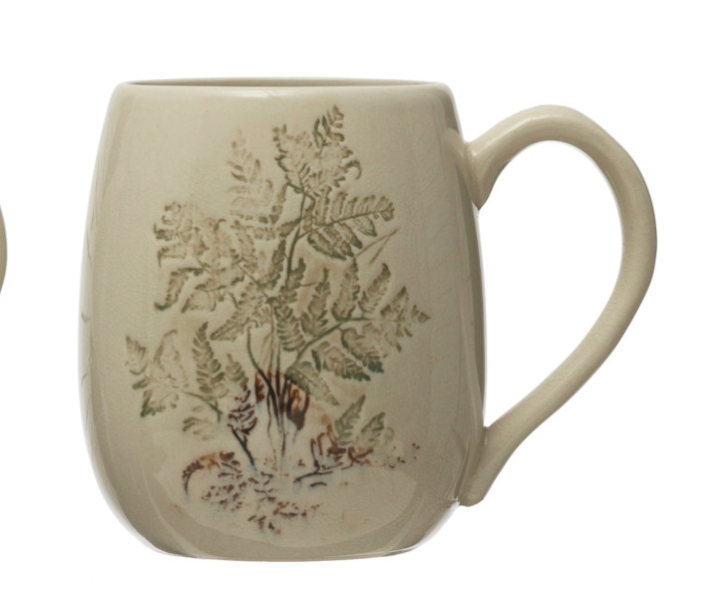 16 oz. Debossed Stoneware Mug