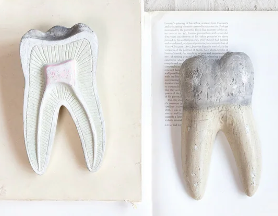 Vintage Reproduction Cement Teeth