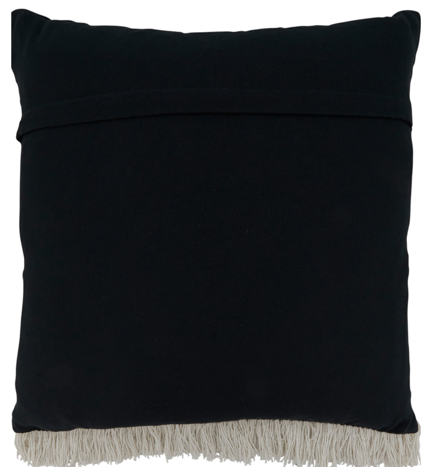 Fringe Woven Pillow