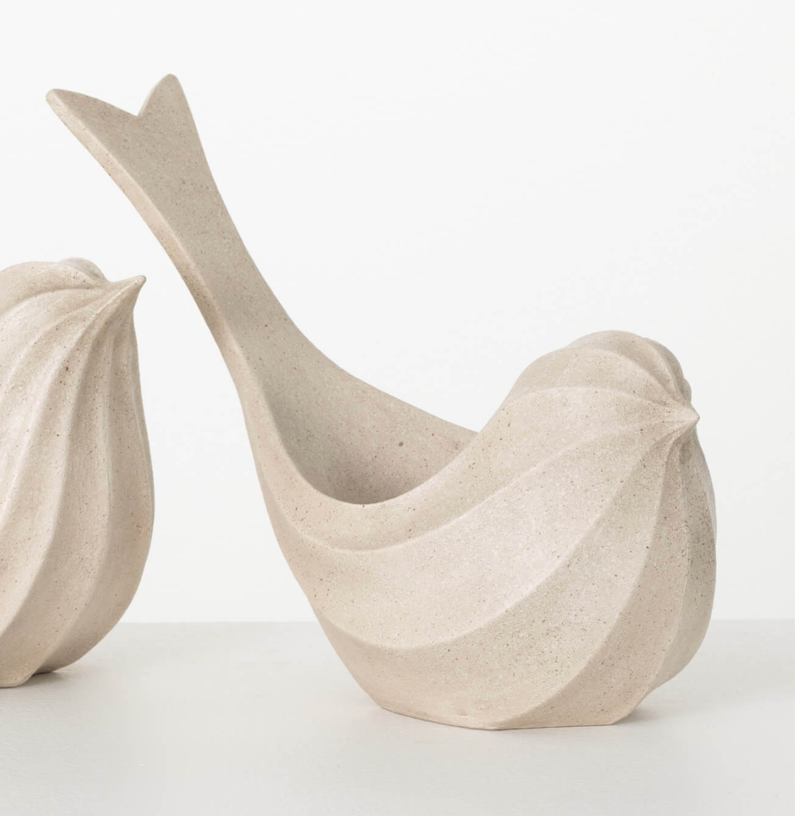 Sculpted Resin Bird Planter