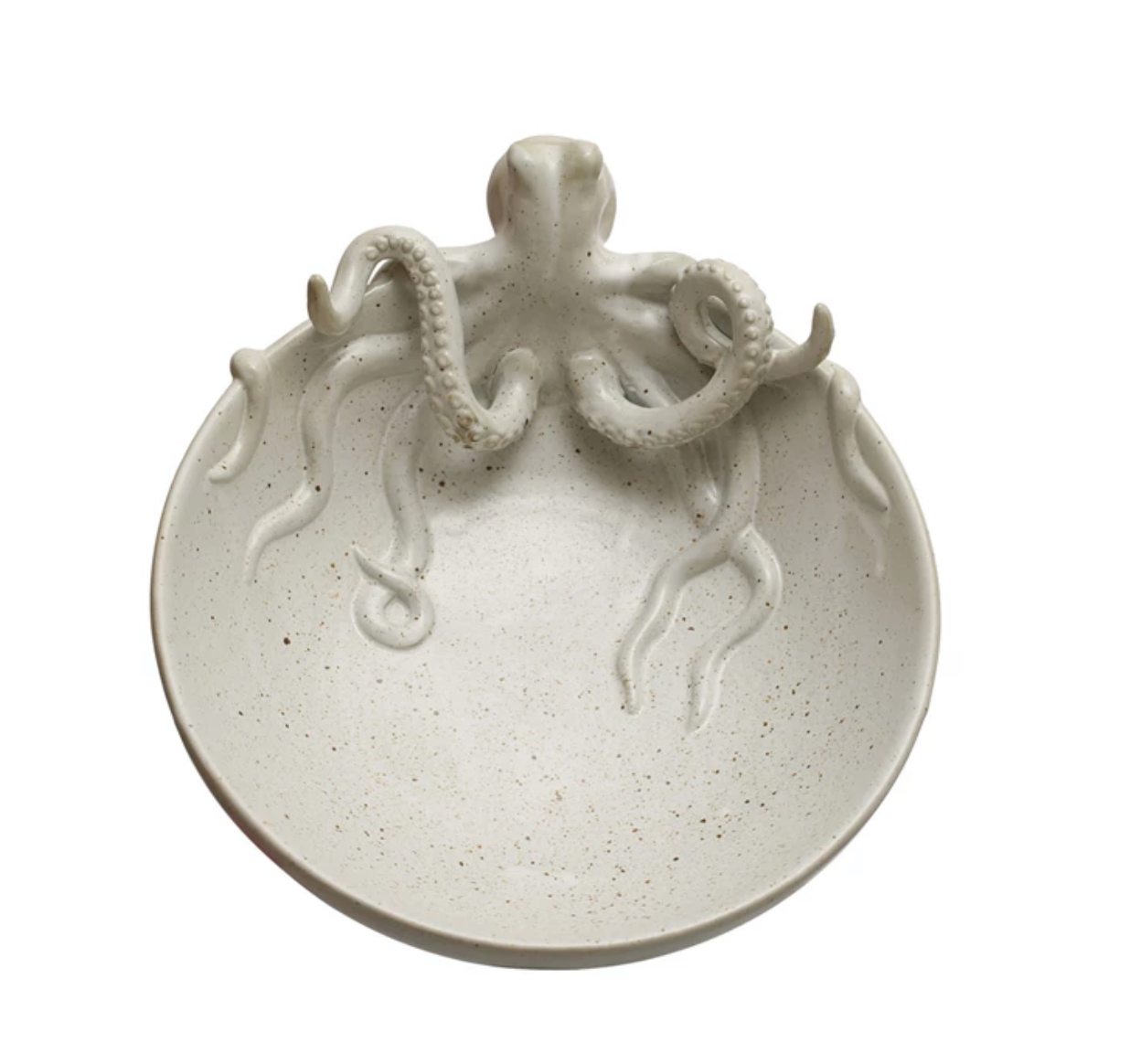 Stoneware Octopus Bowl