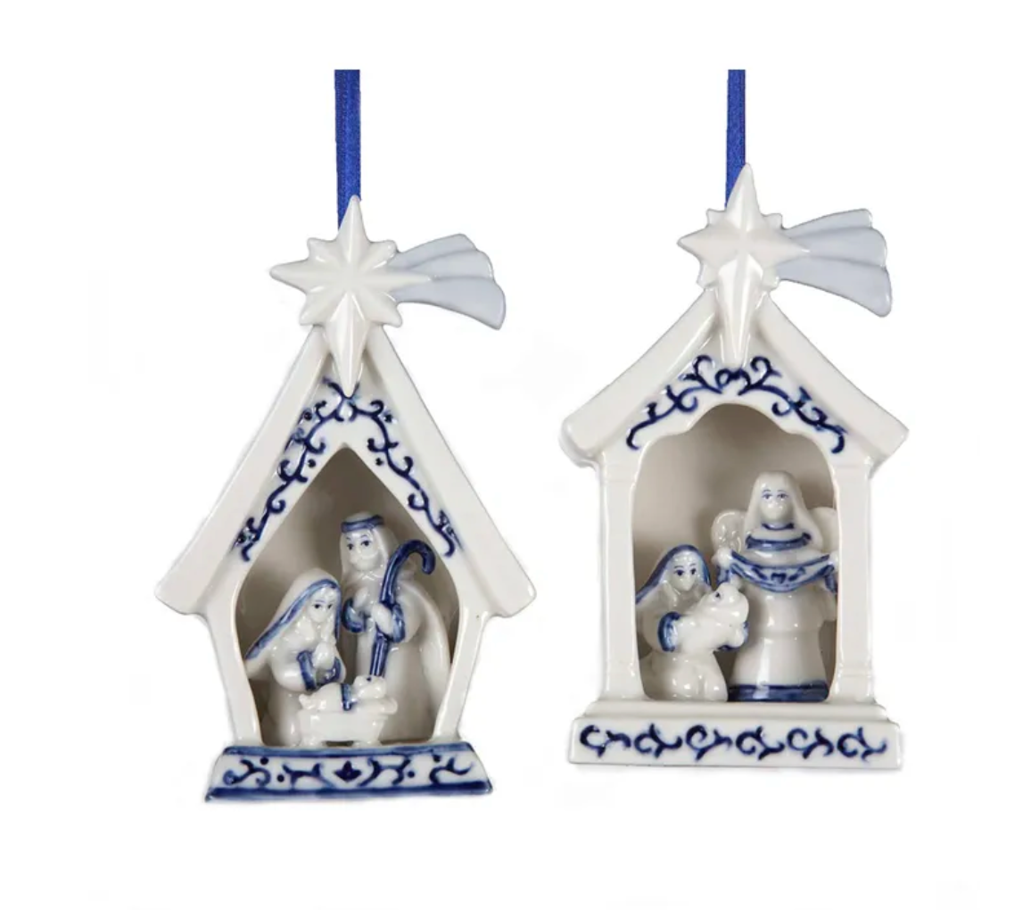 Delft Blue Holy Family