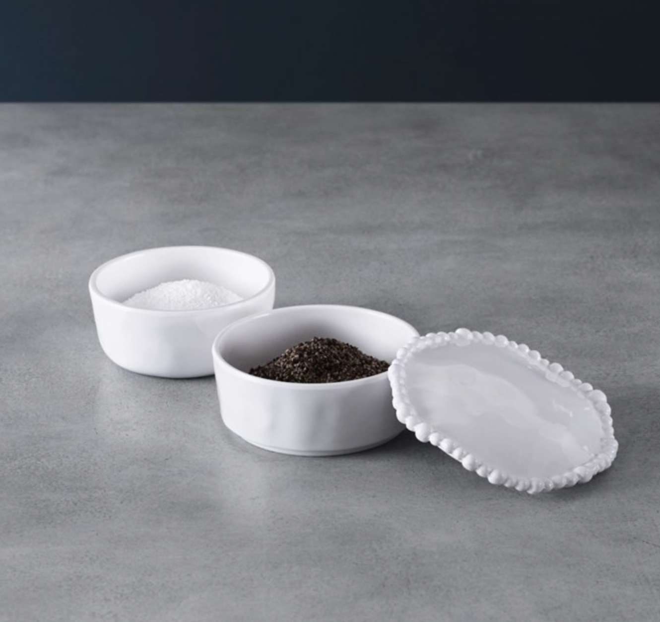 VIDA Alegria Stackable Salt-Pepper Cellar w/ Lid