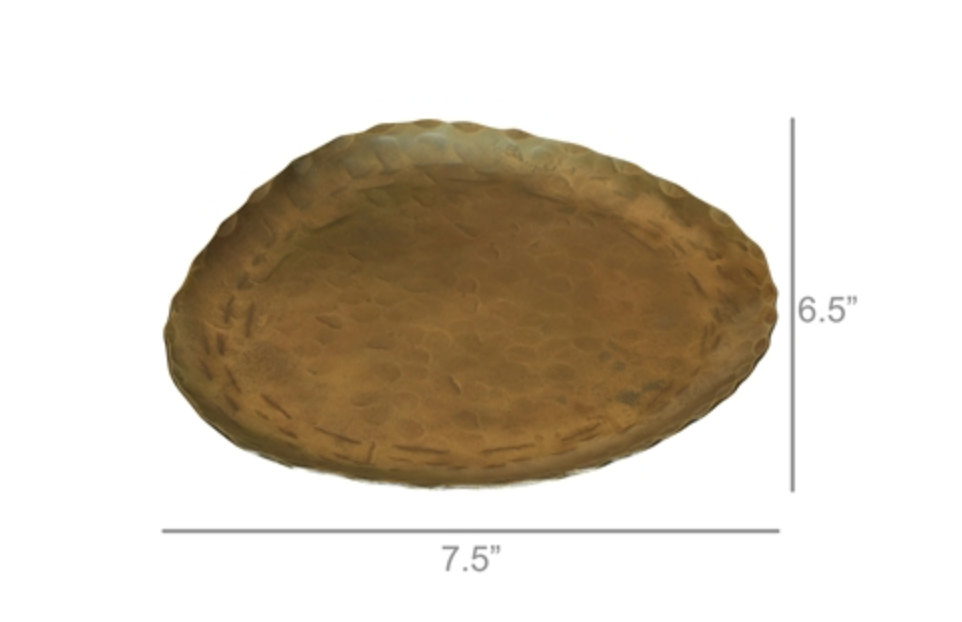 Fika Organic Brass Plate