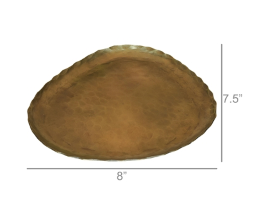 Fika Organic Brass Plate