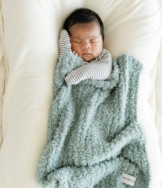 Ribbed Bamboni Mini Blanket