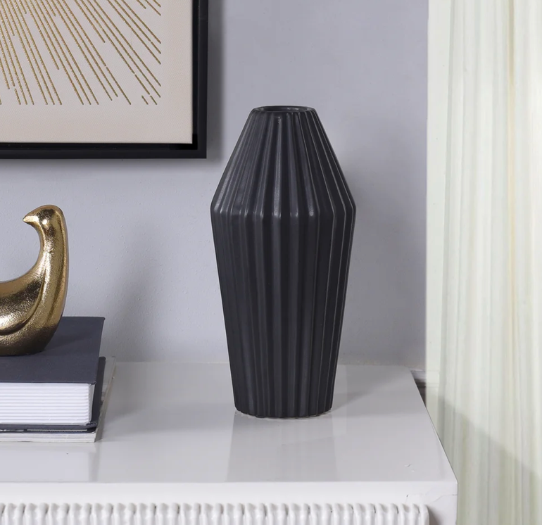 Dann Foley Black Vases