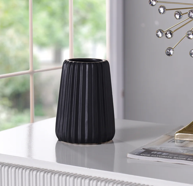 Dann Foley Black Vases