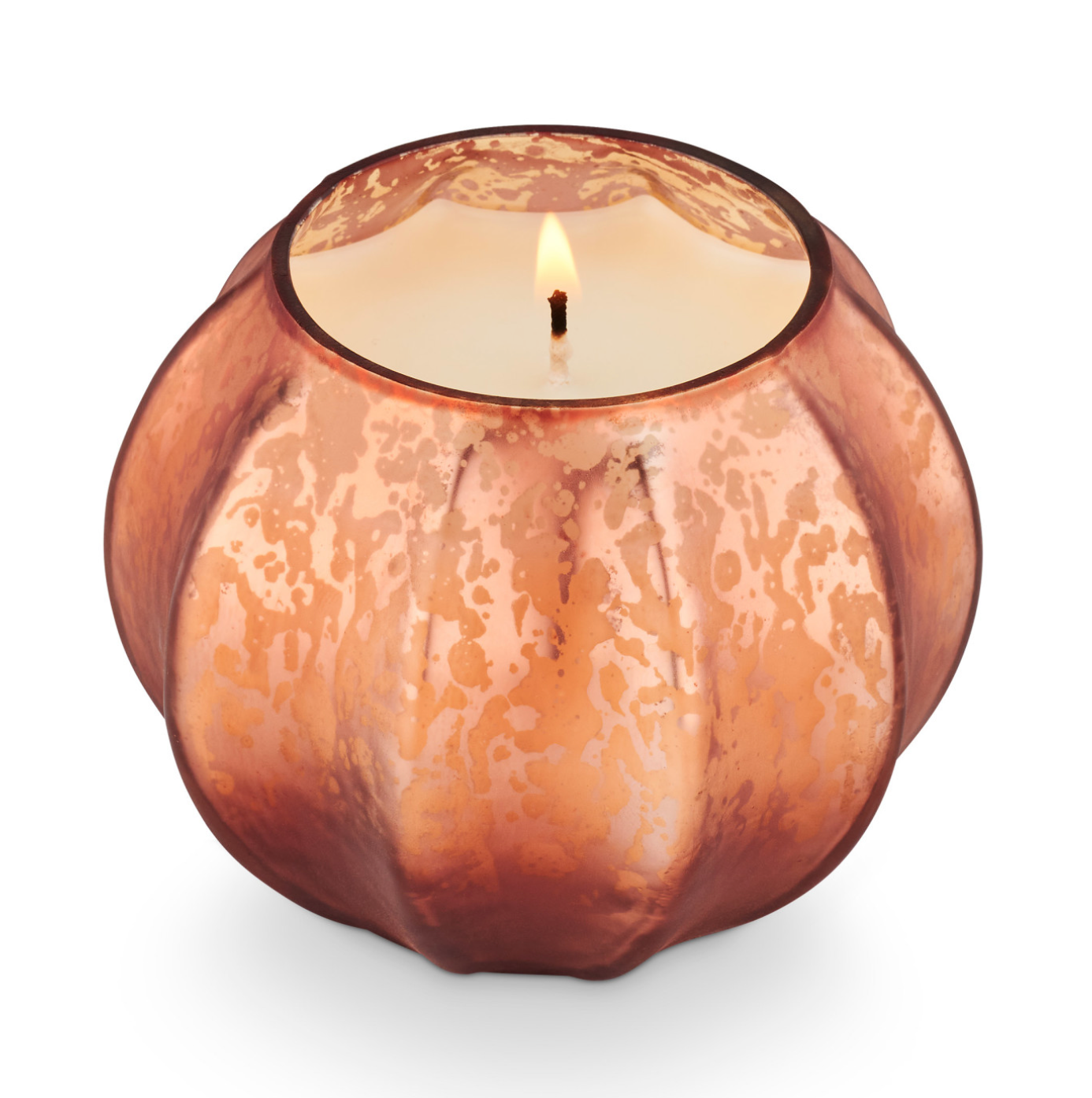 Cardamon Pomander Mercury Glass Candle