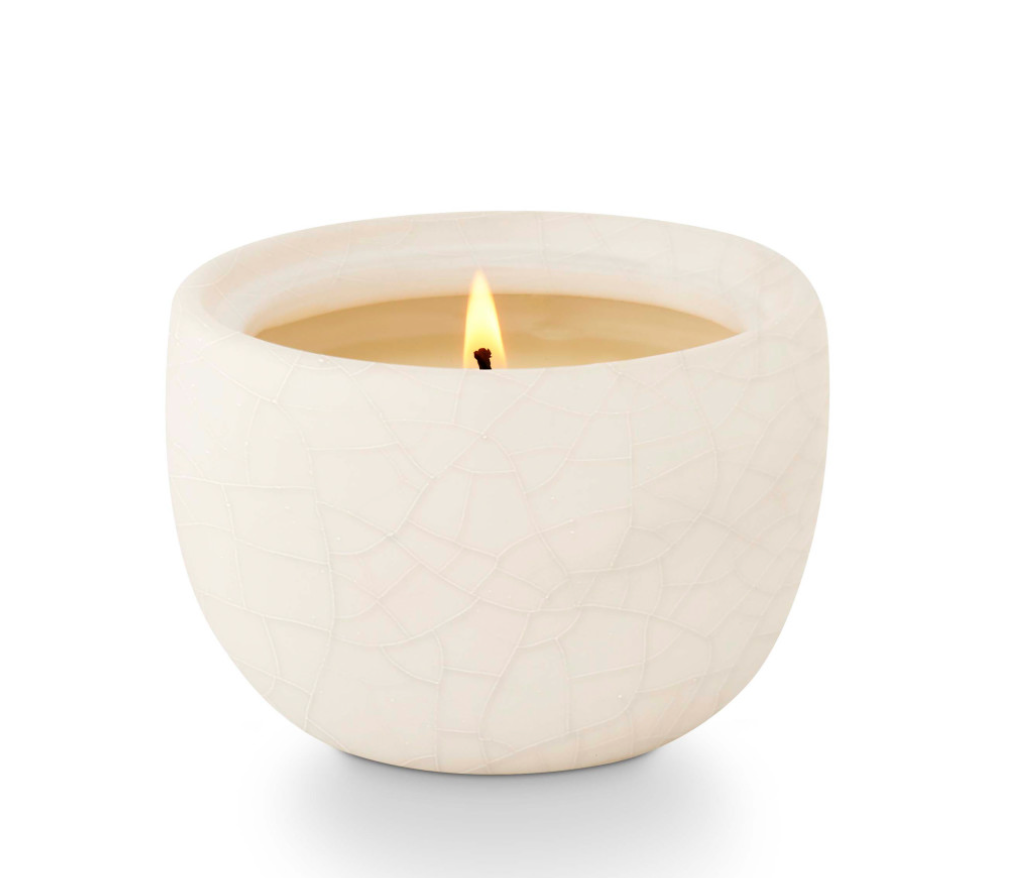 Tried & True Heirloom Pumpkin Crabapple Ceramic Apple Candle