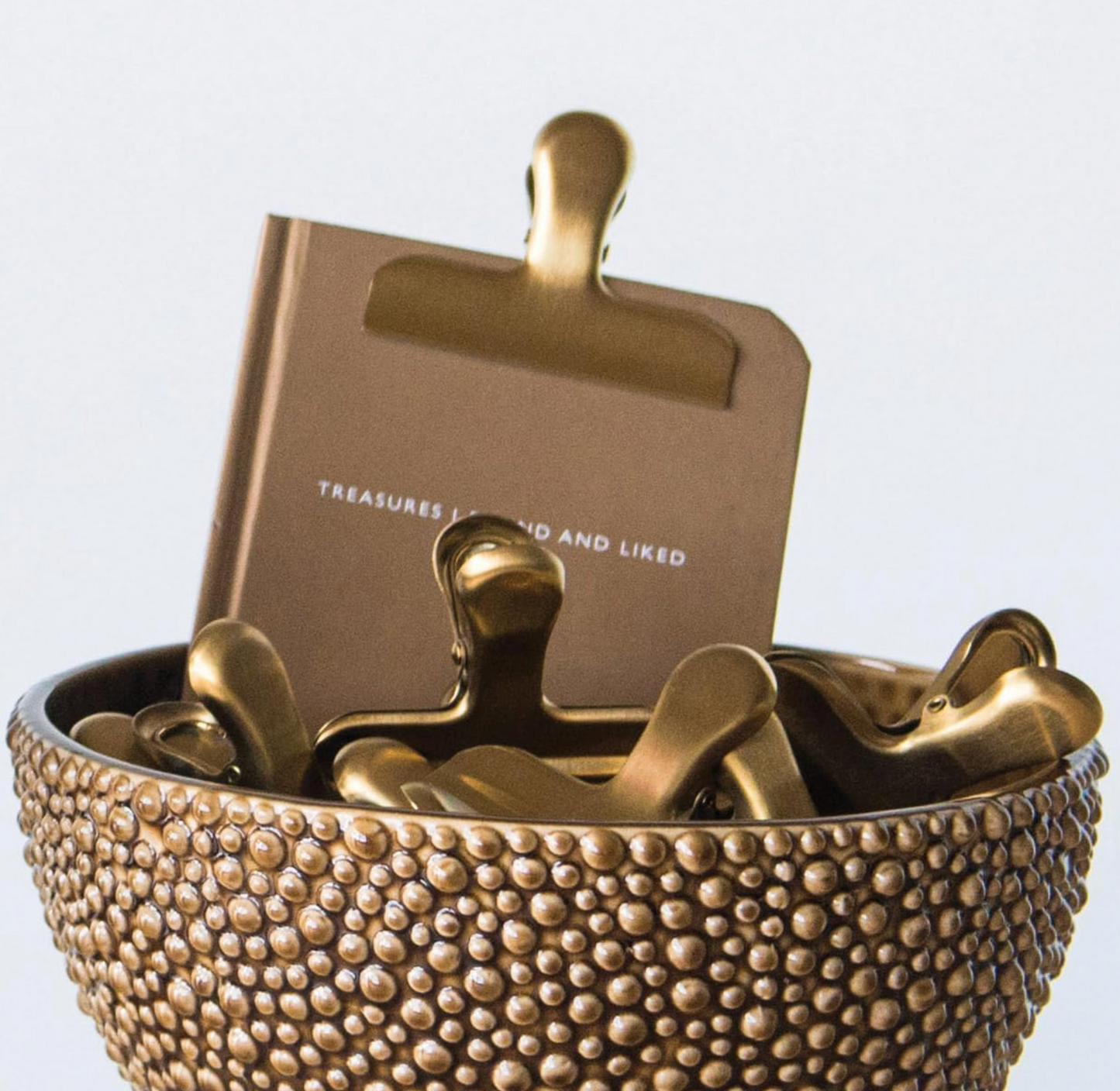 Bloomingville Stainless Steel Clip with Gold Finish