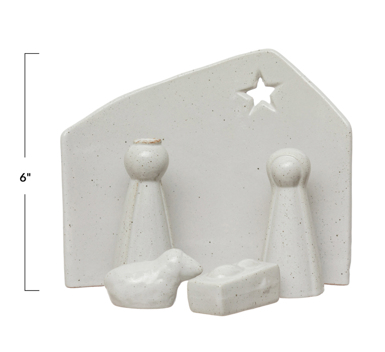 Nativity Stoneware 5 Piece set