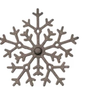 Textured Metal Holiday Icon Shaped Magnets