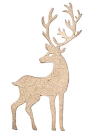 Textured Metal Holiday Icon Shaped Magnets