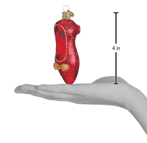 Red Slipper Ornament