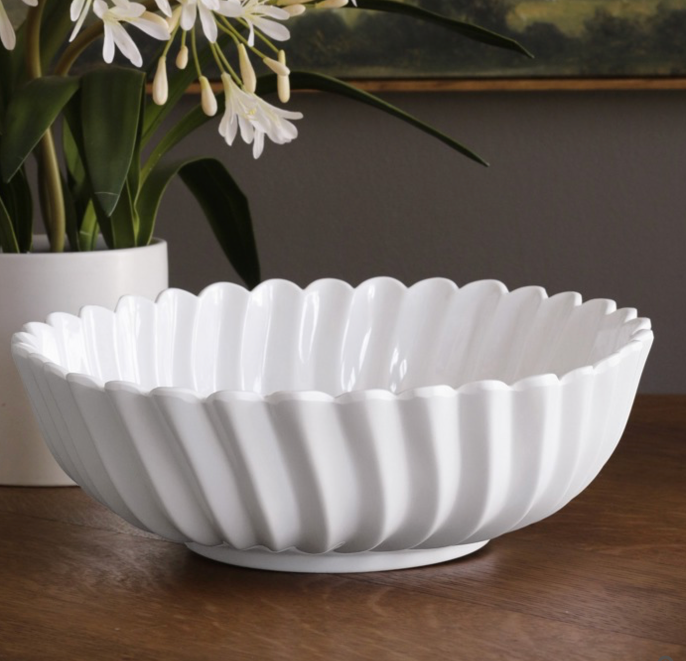 VIDA Vienna Large Bowl White