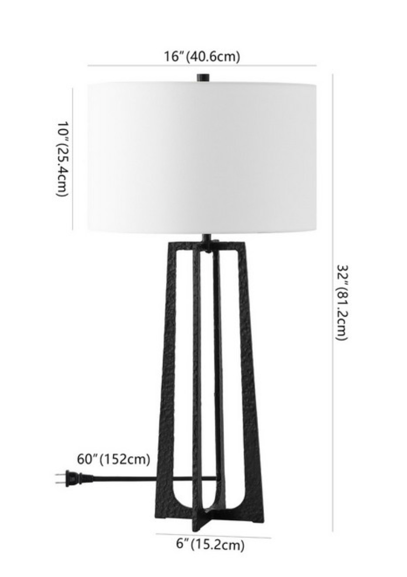Pollyanna Metal Base Table Lamp