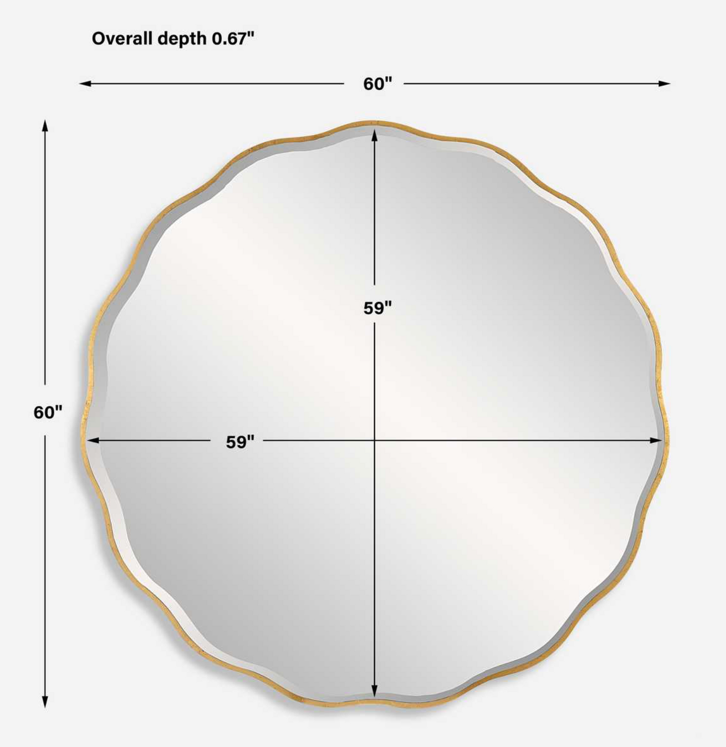 Aneta Round Mirror