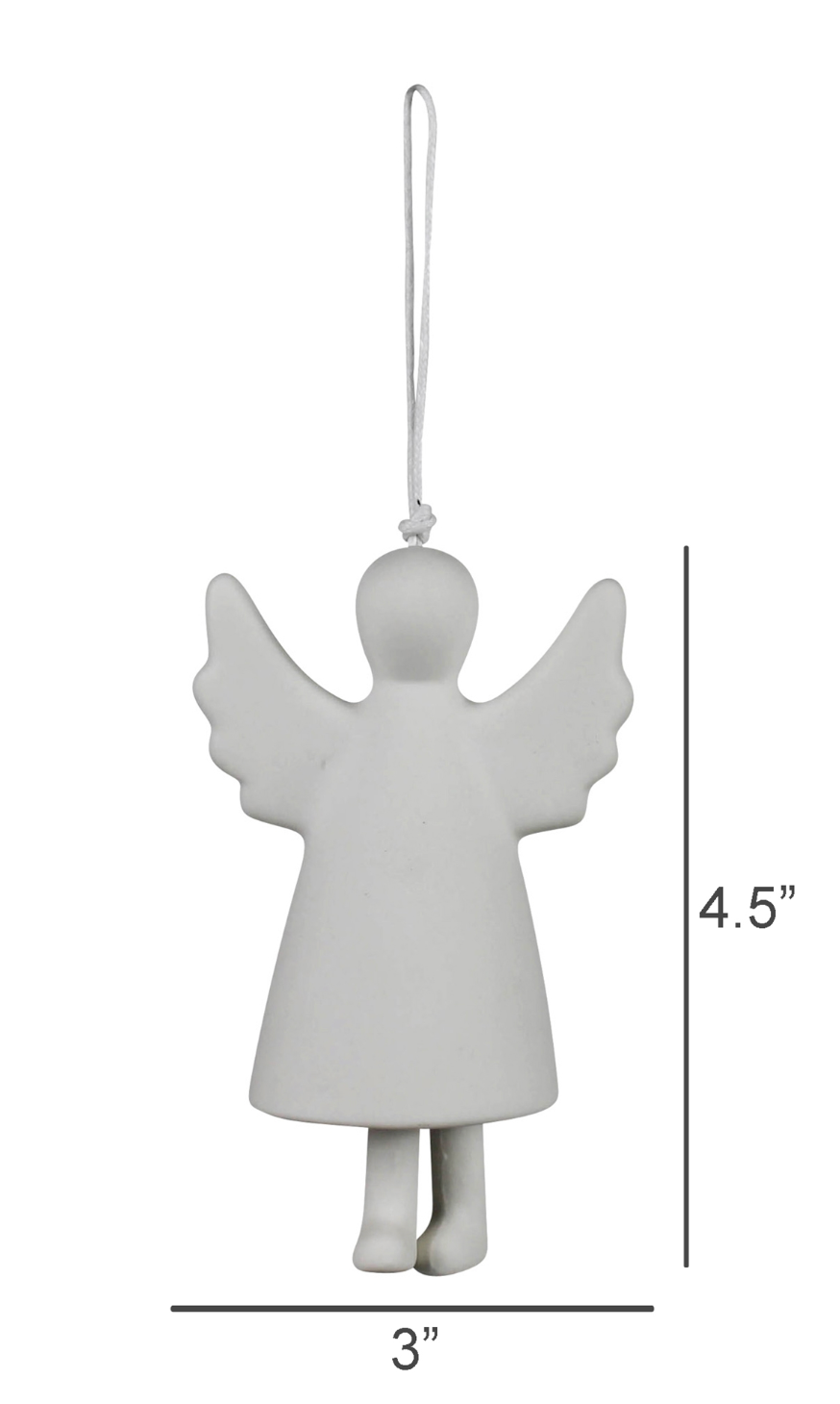 Stoneware Bisque Ornament