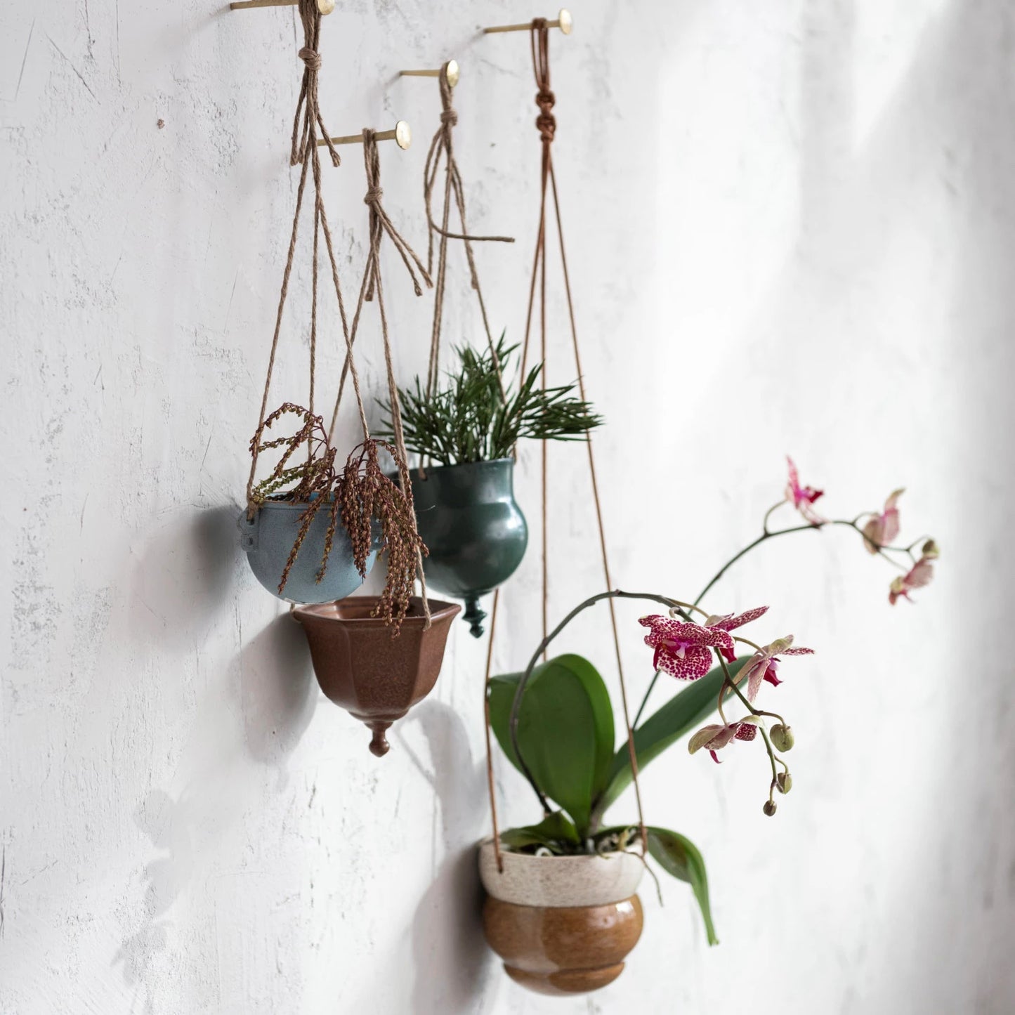 Hanging Planter w/ Cotton Rope