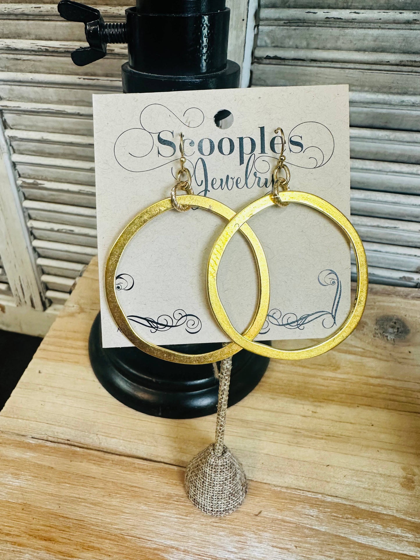 Rings and Hoops Gold Earrings