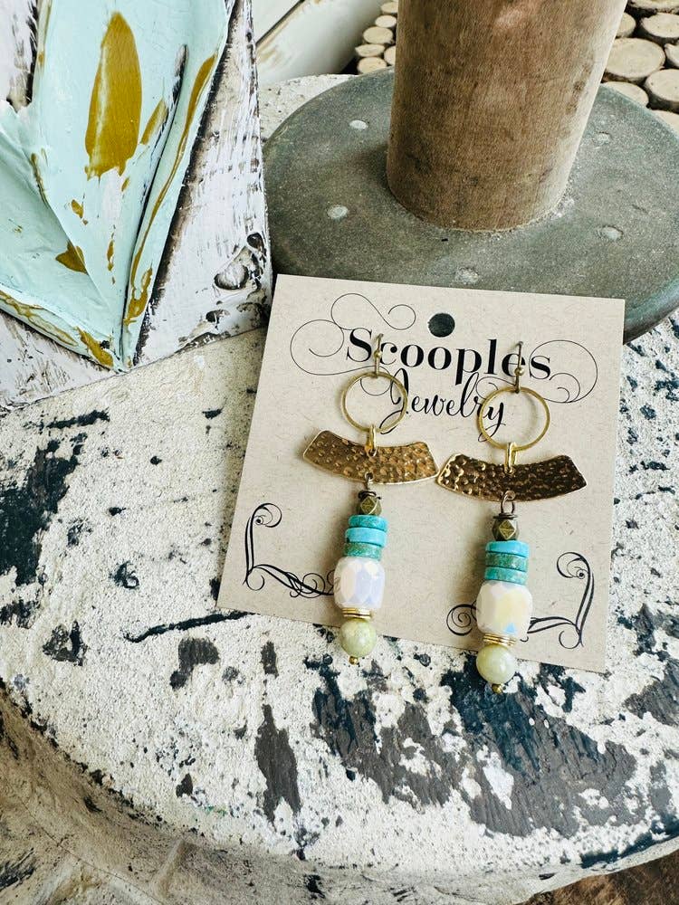 Citron Aqua Breeze - Earrings