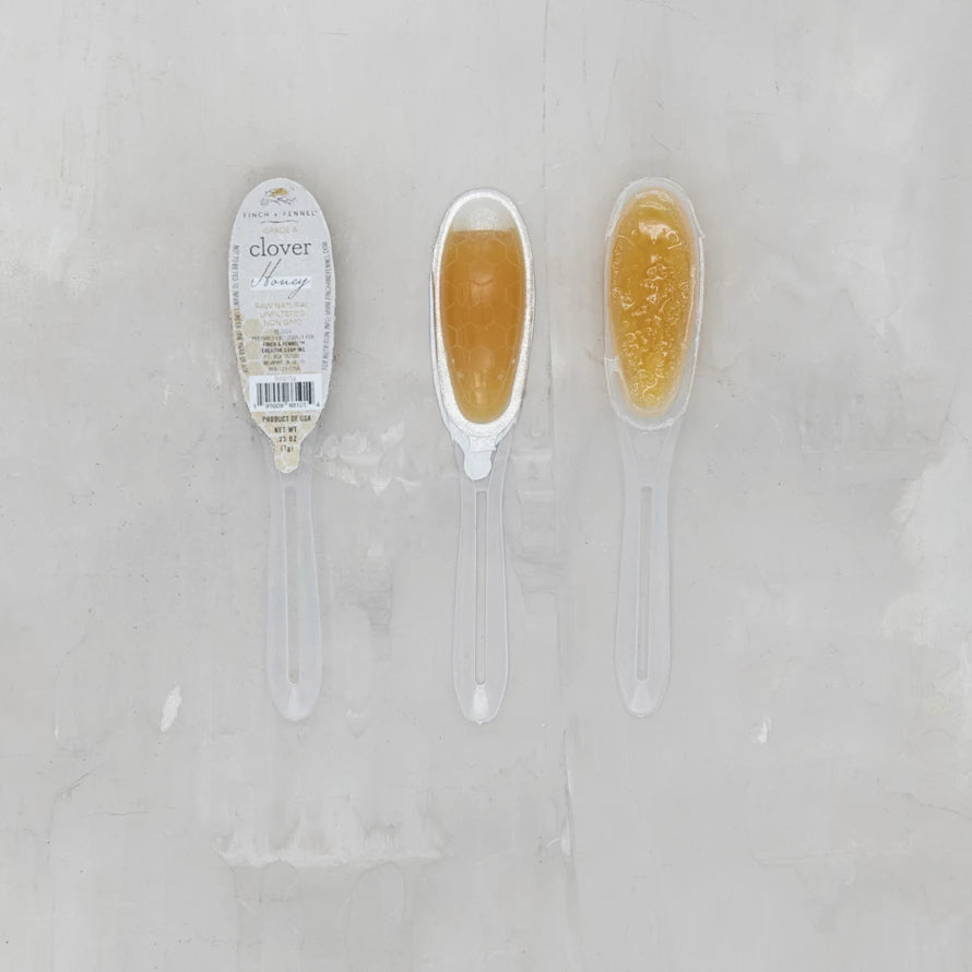 Unfiltered Clover Honey Spoons