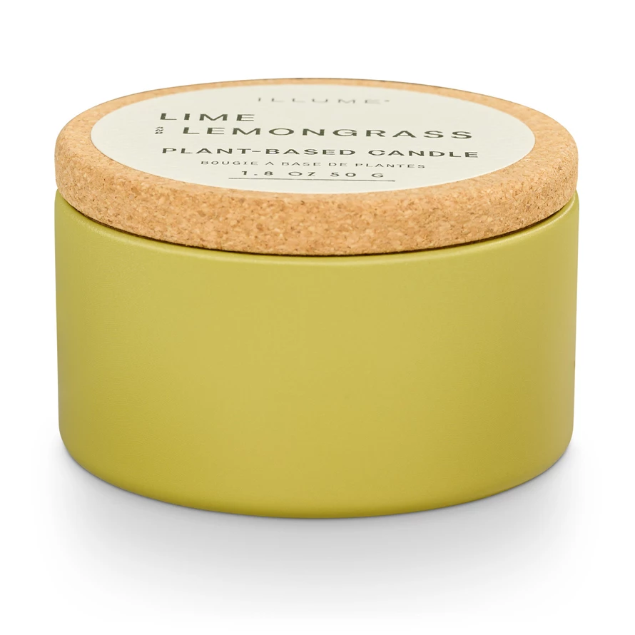 Verde Tin Candle with Cork Lid