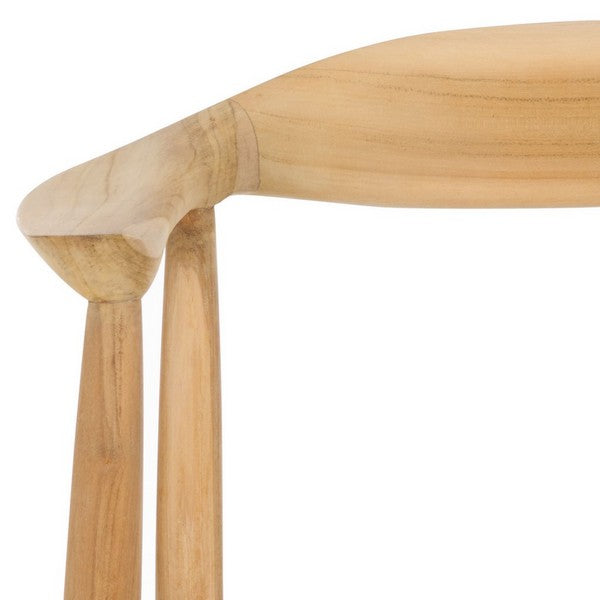 Baden Leather Woven Arm Chair