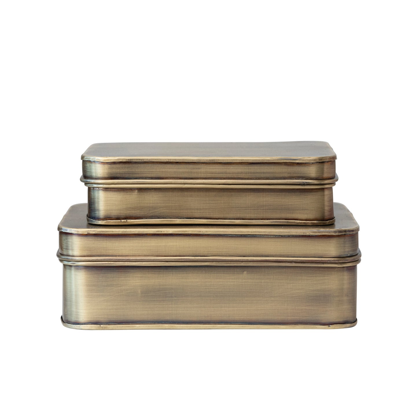 Metal Box Antique Brass Finish