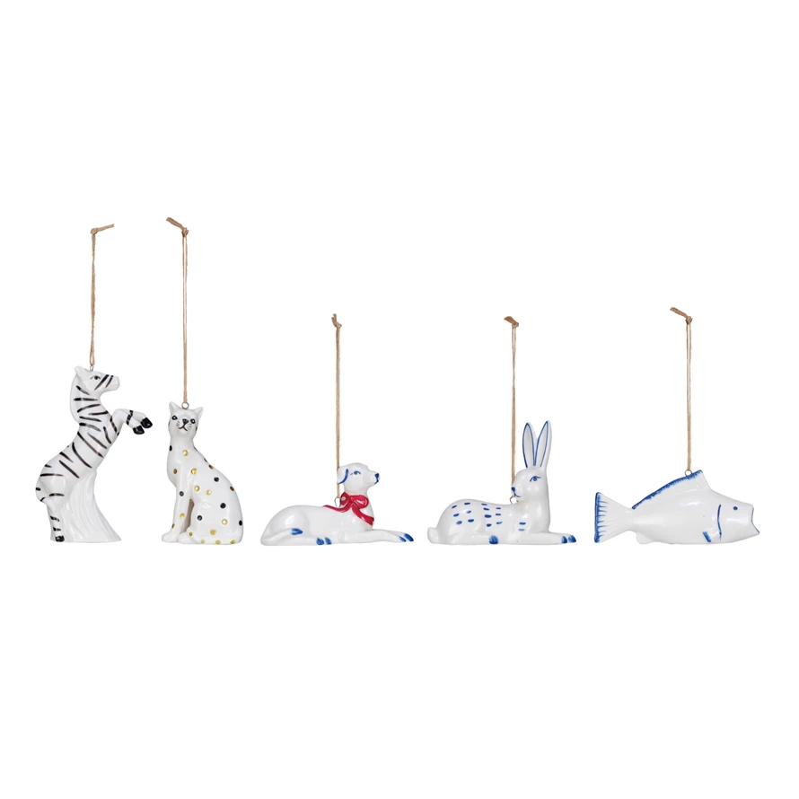 Hand-Painted Animal Ornament