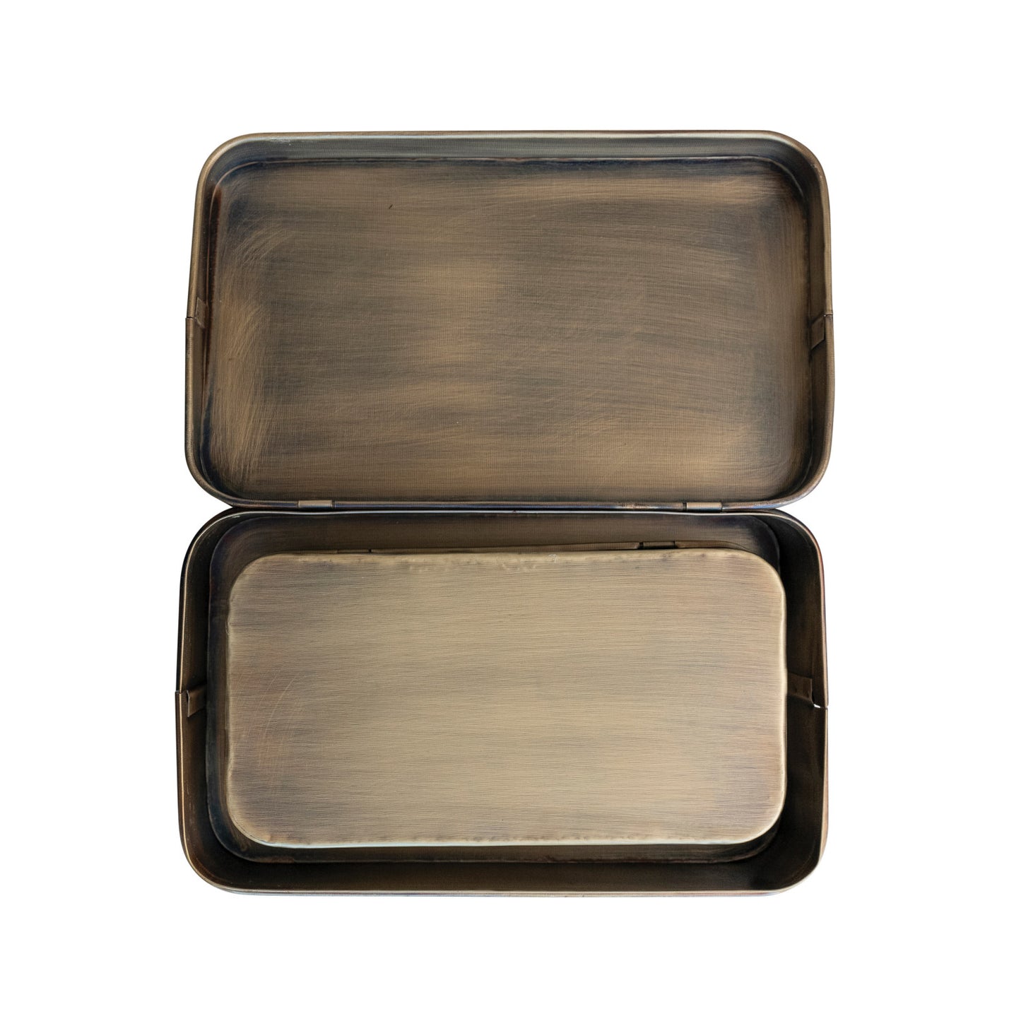 Metal Box Antique Brass Finish