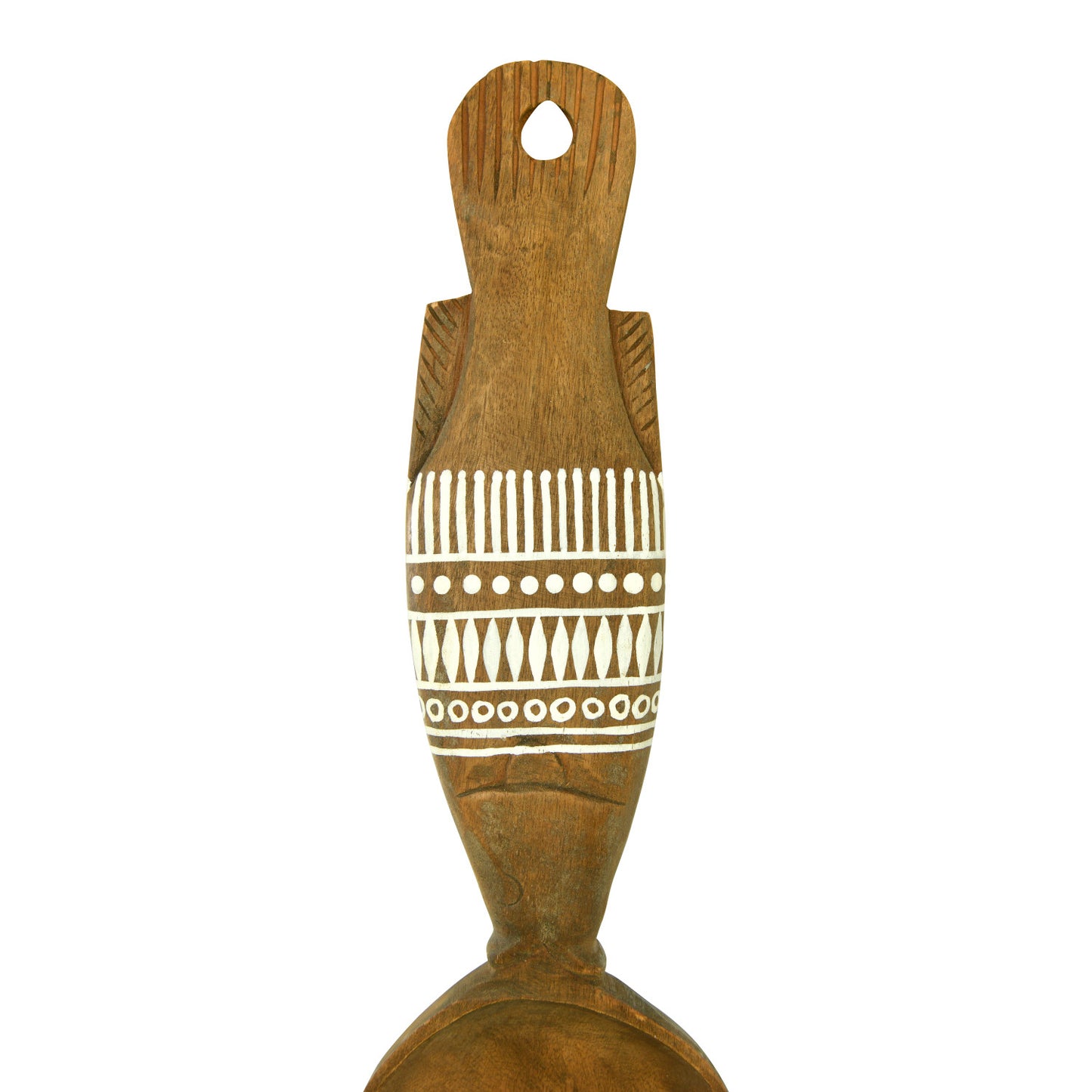 Wall Hanging Spoon with Hand-Painted Pattern