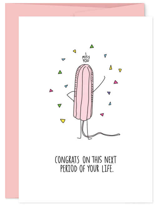 congrats on the next period of your life Card