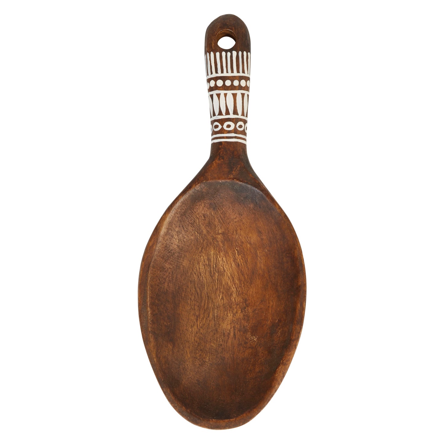 Wall Hanging Spoon with Hand-Painted Pattern