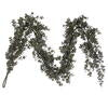 64"Grn Gray Euclypts Garland