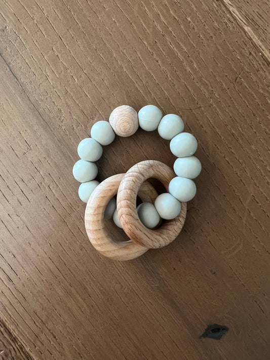 Light Gray Ring Teether Color